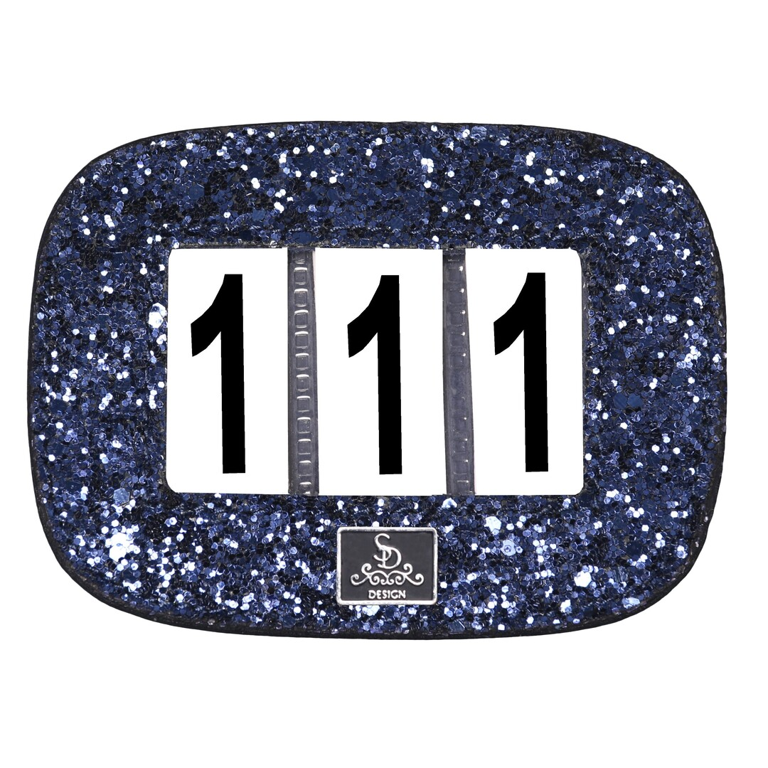 Nummerholder Glitter Navy