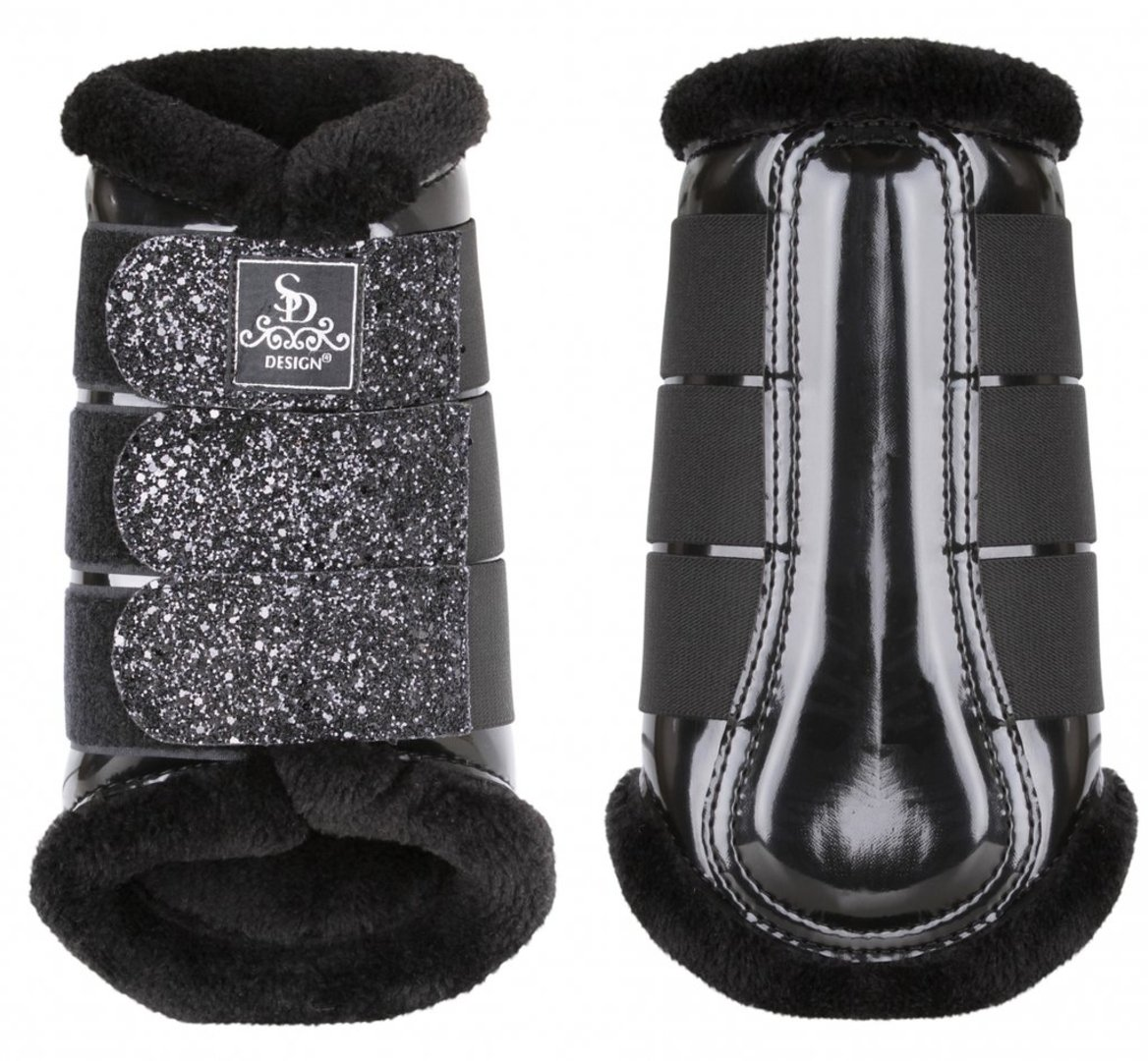 Glitter Boots Black