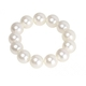 SD-Design Scrunchie Big Pearls wit