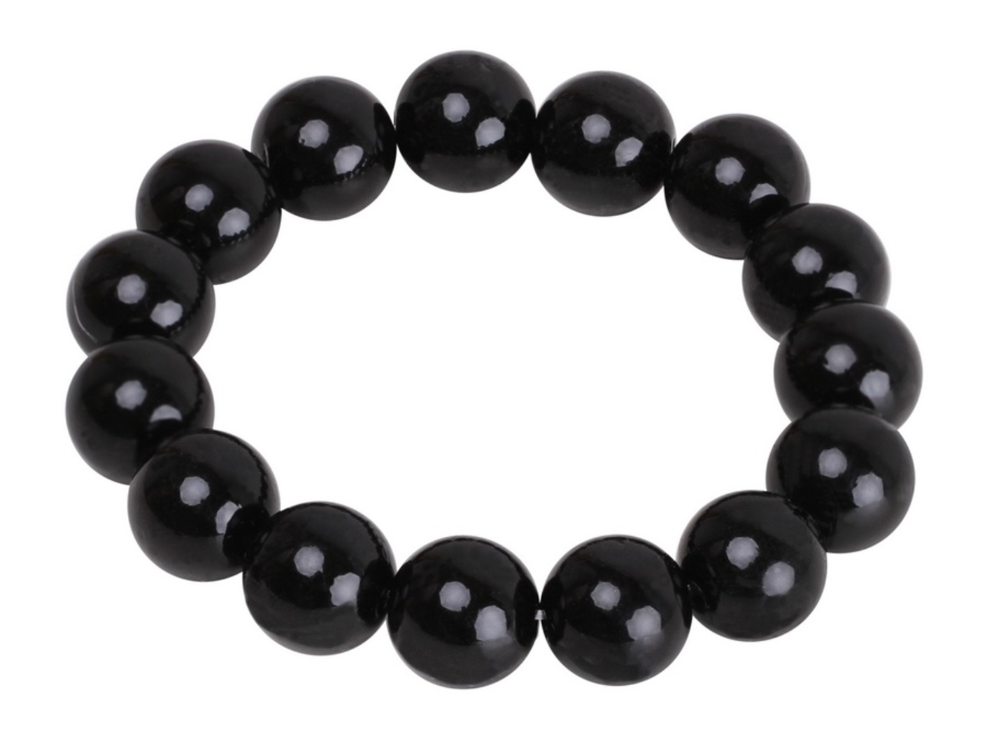 SD-Design Big Pearl Scrunchie Black