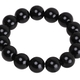 SD-Design Big Pearl Scrunchie Black