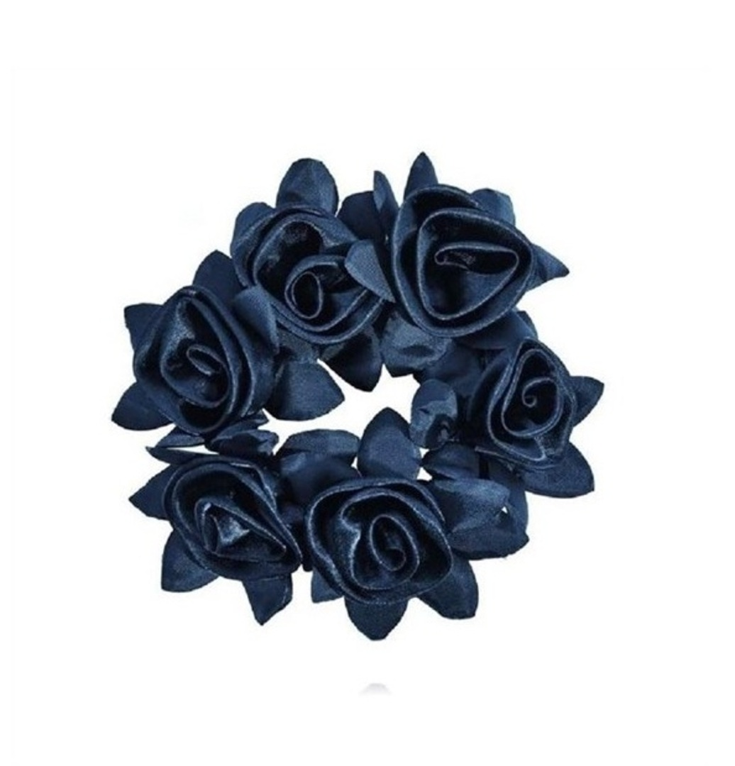 SD Rose Scrunchie Navy